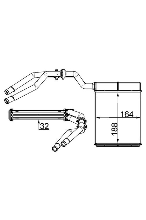 Innenraum-W rmetauscher FORD MONDEO 07-