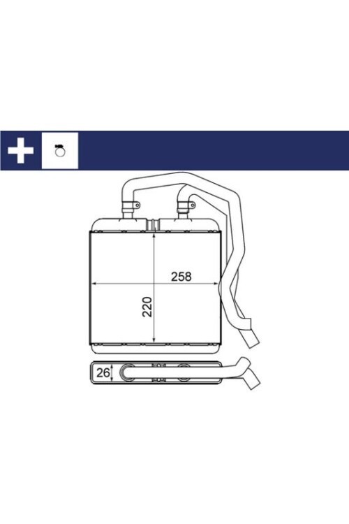 Innenraum-W rmetauscher IVECO DAILY II