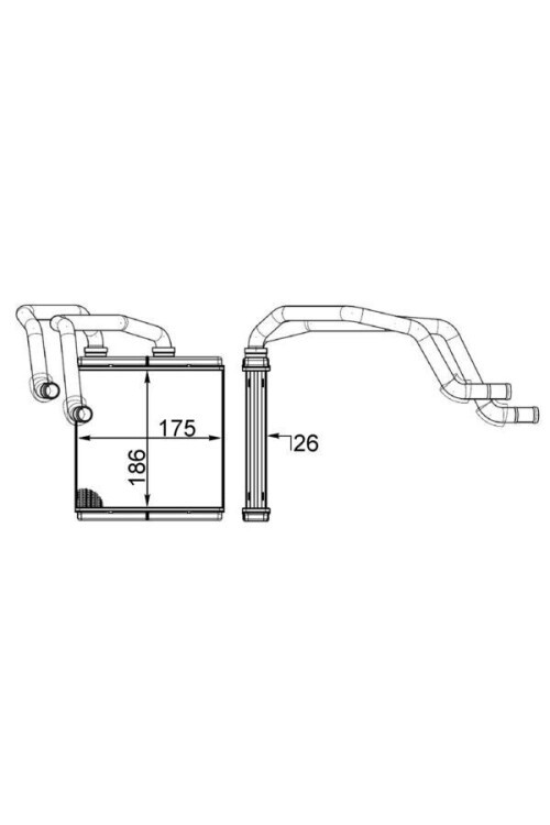 Innenraum-W rmetauscher NISSAN QASHQAI AC 10-