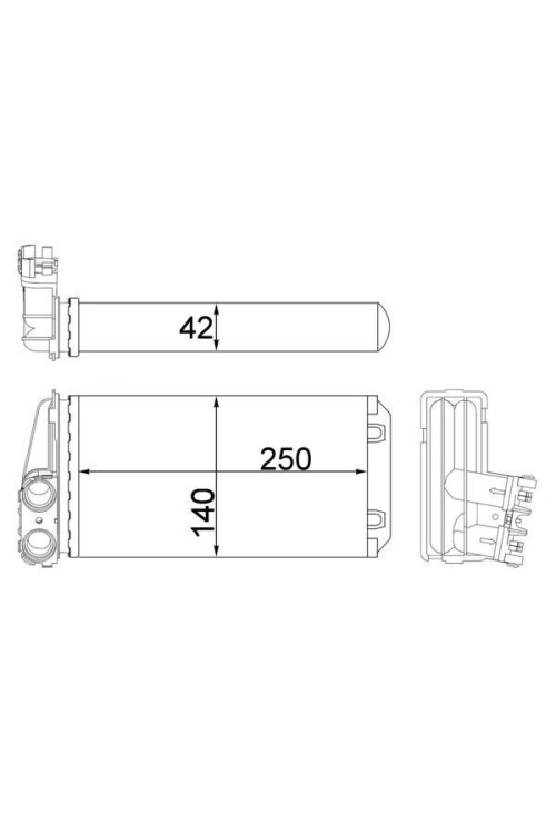 Innenraum-W rmetauscher PEUGEOT 307