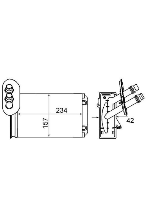 Innenraum-W rmetauscher VW GOLF IV