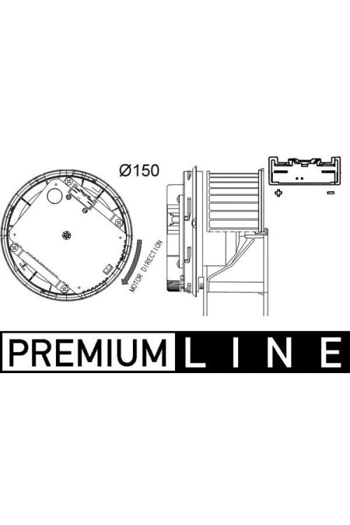 Innenraumgeblaese FORD FOCUS/C-MAX LHD AC