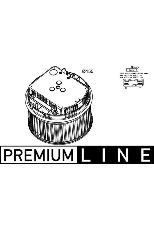 Innenraumgeblaese FORD FOCUS/C-MAX LHD AC