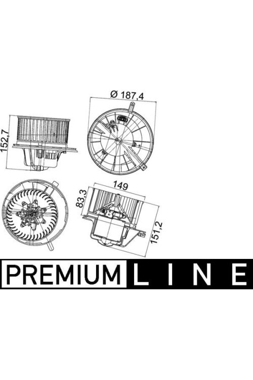 Innenraumgeblaese VW GOLF V/VI