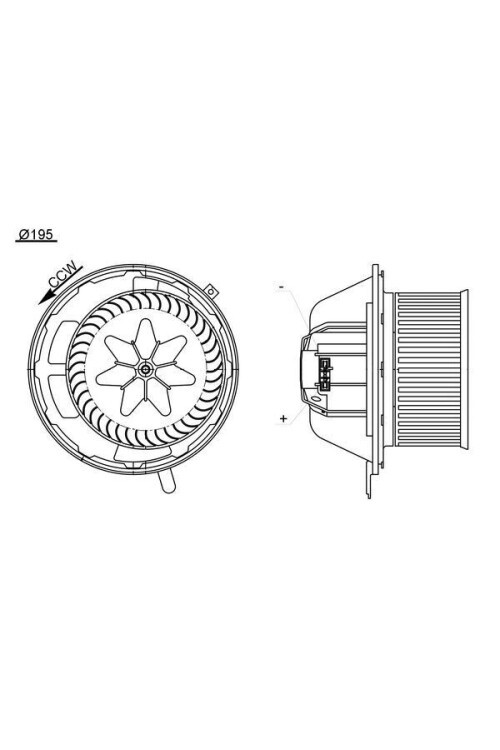 KALORIFER MOTORU BMW E81 E87 E90 E93 E84 F25 F26