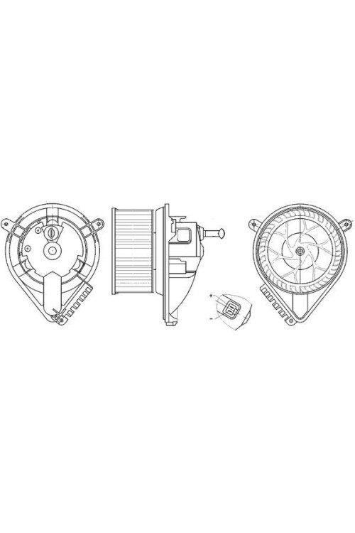KALORIFER MOTORU MERCEDES SPRINTER B901>B905 . VW LT 28-35-46
