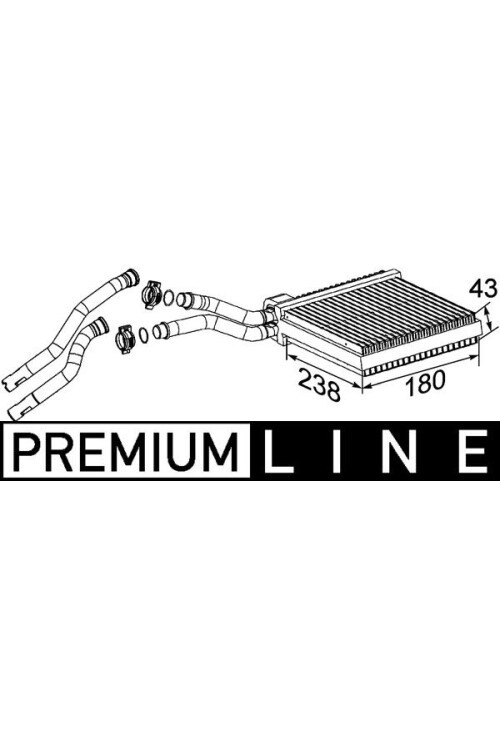 KALORİFER RADYATÖRÜ FORD FOCUS-C MAX 04>