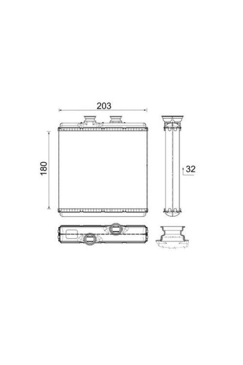 KALORIFER RADYATORU MERCEDES W204 W212 C218 R231 C190 R197