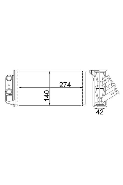 KALORİFER RADYATÖRÜ PALIO-ALBEA 248x132x33