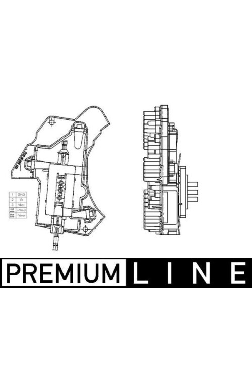 KLIMA FAN REGULATORU MERCEDES W202 W210 SASI NO: A344661> F331441>