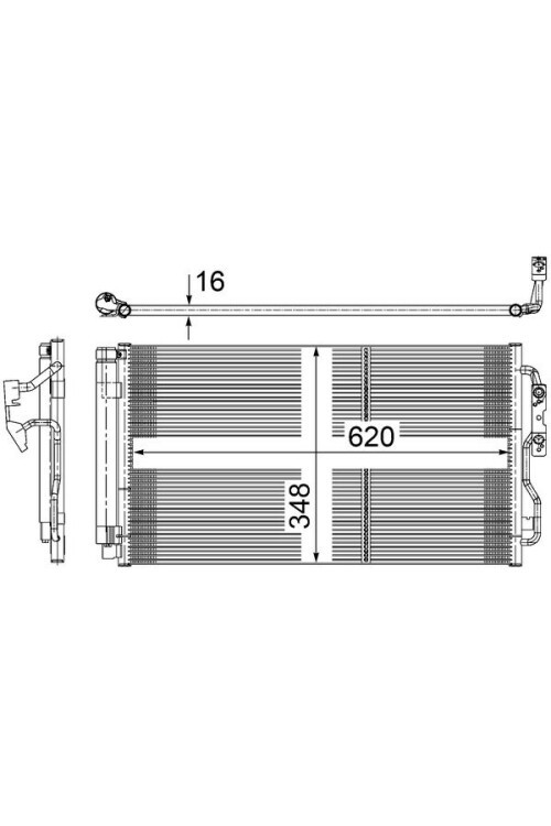 KLIMA RADYATORU BMW F20 F30 F32 F33 F34 F36 i3 F22