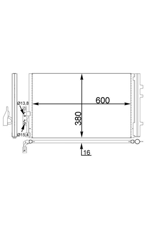 KLIMA RADYATORU BMW F25 F26