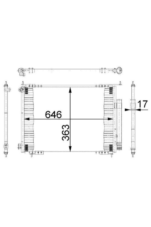 KLİMA RADYATÖRÜ KONDENSER HONDA CR-V 2.0L K20A4 RD8 kasa 02-06