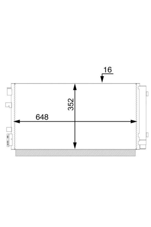 KLİMA RADYATÖRÜ KONDENSER RENAULT FLUENCE 09> MEGANE III 09> SCENIC III 09> 1.2TCe 1.5dCi 1.6 1.9dCi 2.0