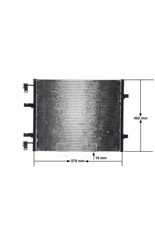 KLİMA RADYATÖRÜ KONDENSER TRAFIC II 01> OPEL VİVARO 1.9 DTİ 2.0 CDTİ