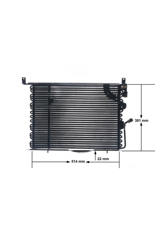 KLIMA RADYATORU MERCEDES KURUTUCUSUZ W201 82>93