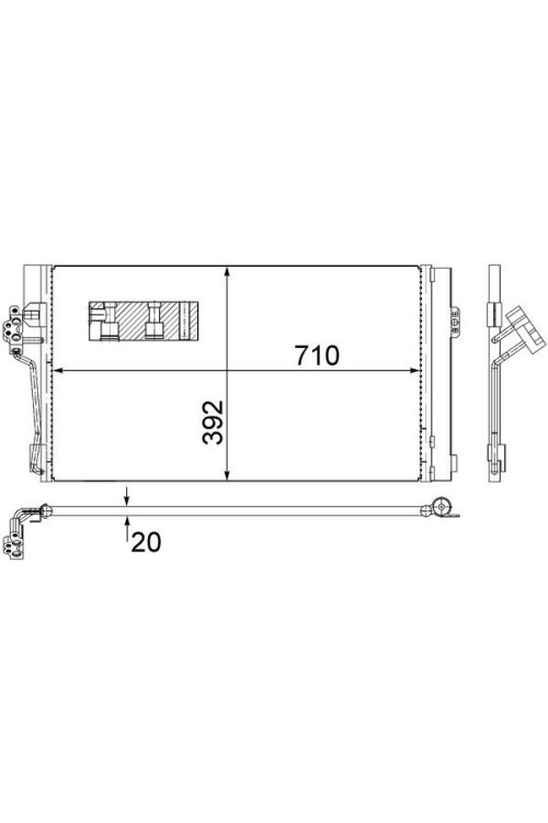 KLIMA RADYATORU MERCEDES VITO W639 03>