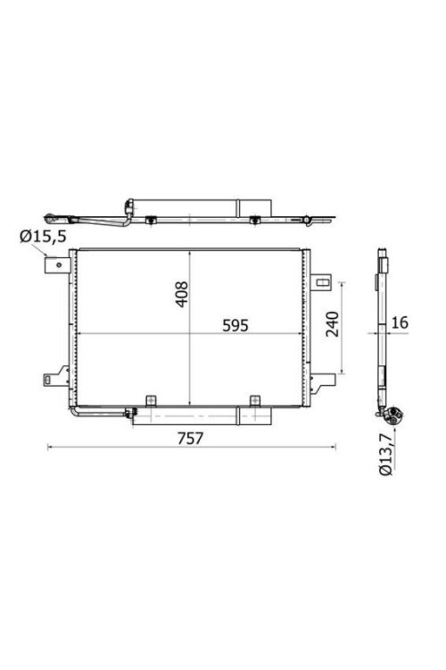 KLIMA RADYATORU MERCEDES W169 W245
