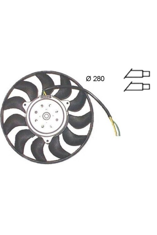 Kühlmittelkühler-/Kondensator-Lüfter AUDI A4 8E2. B6