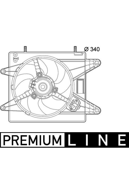 Kühlmittelkühler-/Kondensator-Lüfter FIAT BRAVA/BRAVO 1.6 AC