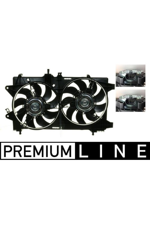 Kühlmittelkühler-/Kondensator-Lüfter FIAT GRANDE PUNTO