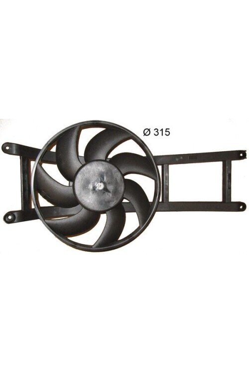 Kühlmittelkühler-/Kondensator-Lüfter FIAT PANDA 169