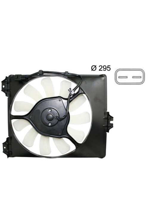 Kühlmittelkühler-/Kondensator-Lüfter FIAT SEDICI