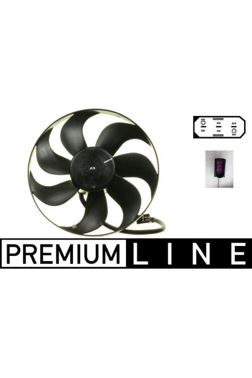 Kühlmittelkühler-/Kondensator-Lüfter VW POLO 6N1