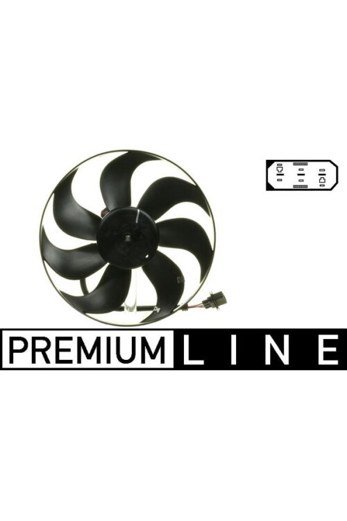 Kühlmittelkühler-/Kondensator-Lüfter VW POLO 6N1