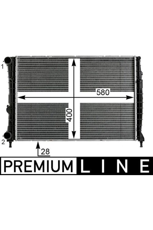 Kühlmittelkühler ALFA GT 1.8 TS 2.0 JTS