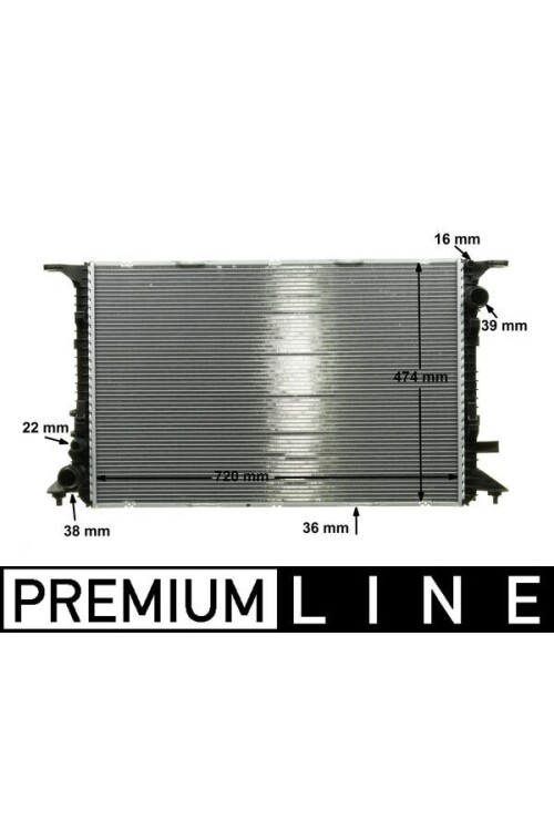 Kühlmittelkühler AUDI A8