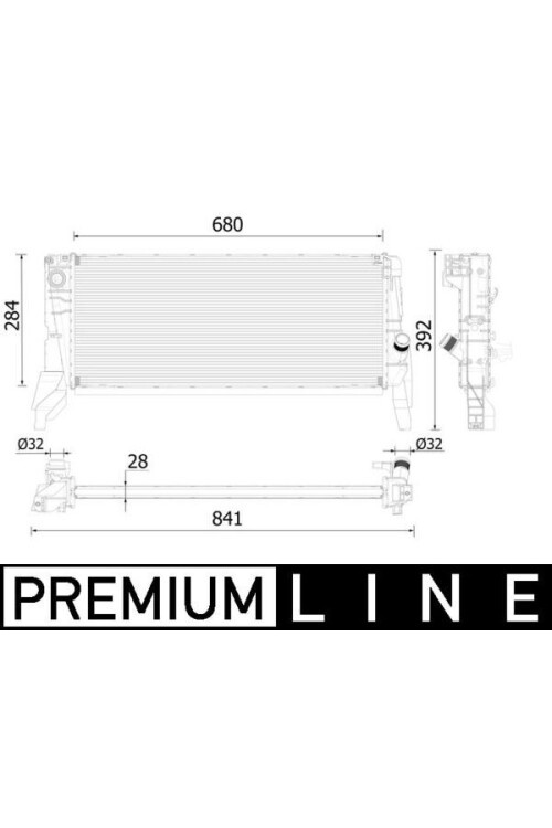Kühlmittelkühler BMW 1 / 2 / X1 / X2