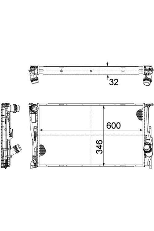 Kühlmittelkühler BMW 3 E90/91/92/93