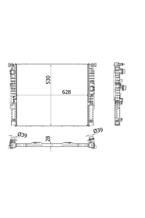 Kühlmittelkühler BMW 7 M760LIX