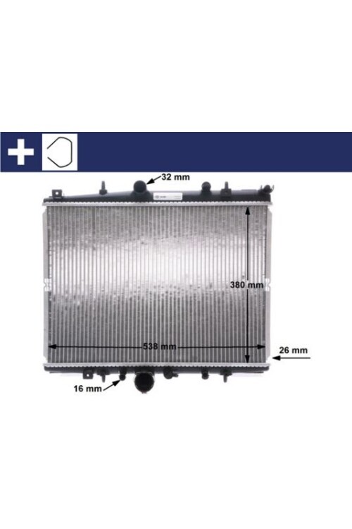 Kühlmittelkühler CITROEN C 5