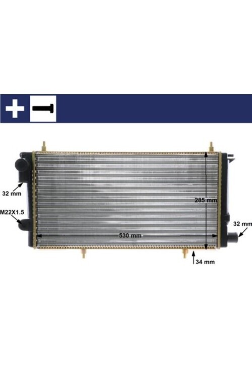 Kühlmittelkühler CITROEN C15