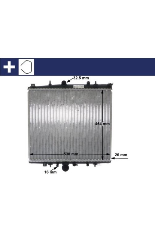 Kühlmittelkühler CITROEN C8 /PEUGEOT 807