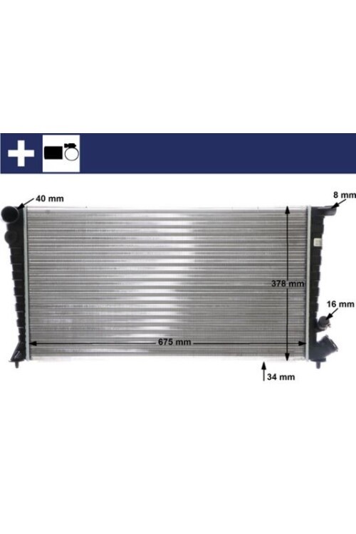 Kühlmittelkühler CITROEN XSARA