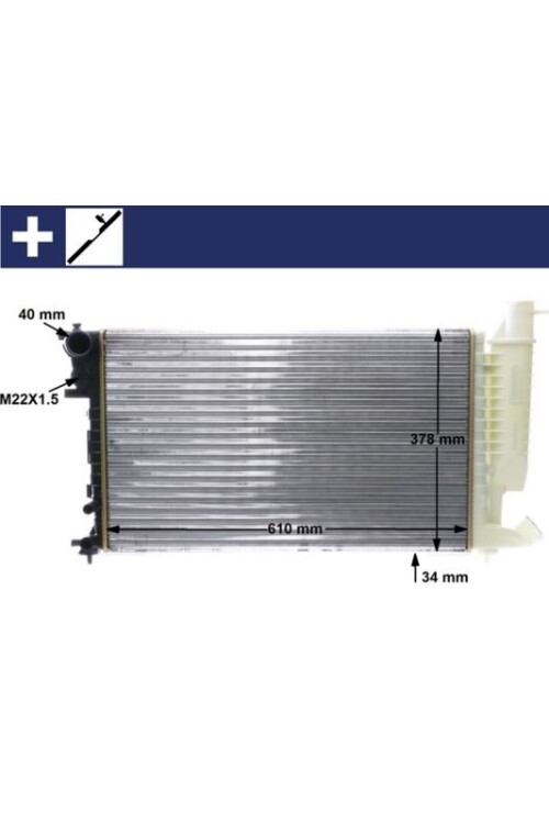 Kühlmittelkühler CITROEN XSARA