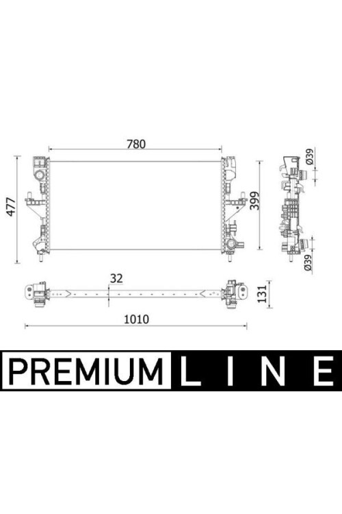 Kühlmittelkühler FIAT DUCATO