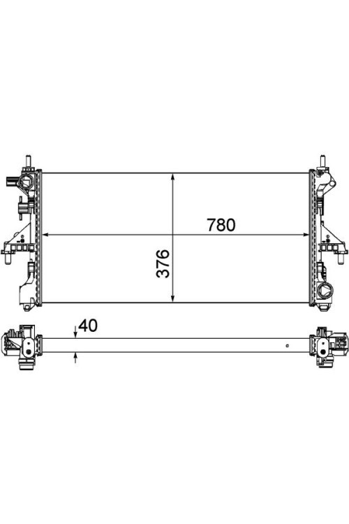 Kühlmittelkühler FIAT DUCATO 2.0L DIESEL