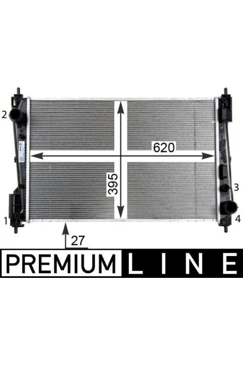 Kühlmittelkühler FIAT GRANDE PUNTO