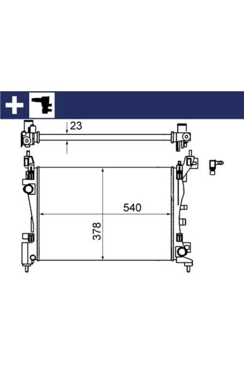 Kühlmittelkühler FIAT MINICARGO 1.4