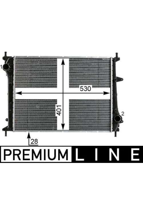 Kühlmittelkühler FIAT MULTIPLA 1.9 JTD