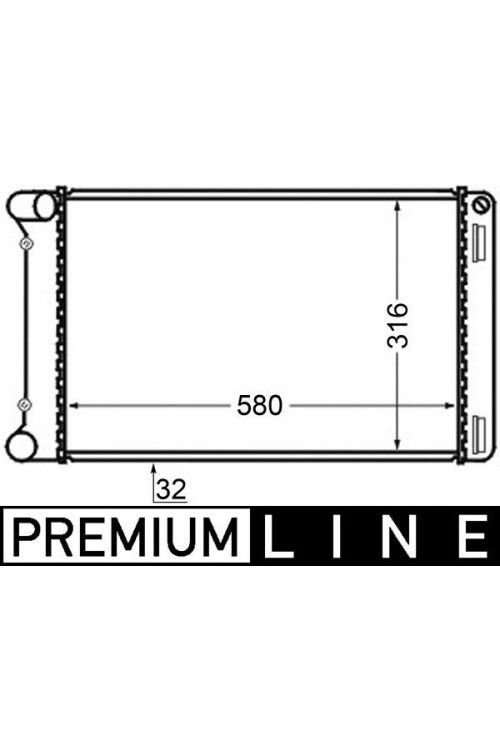 Kühlmittelkühler FIAT PUNTO II