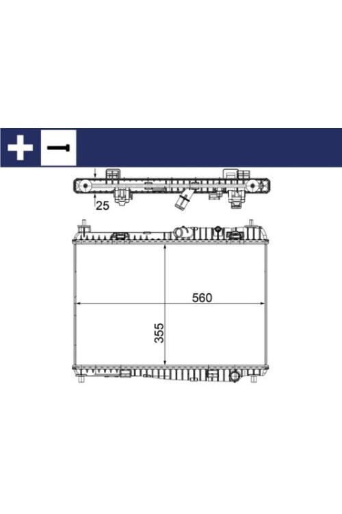 Kühlmittelkühler FORD FIESTA