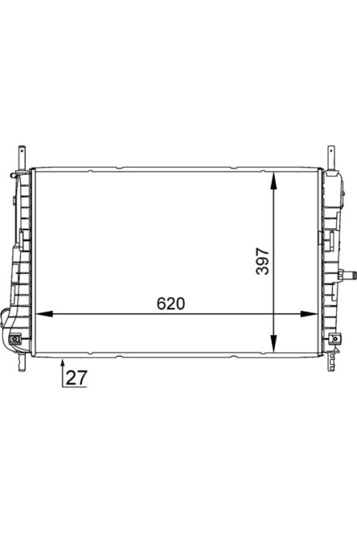 Kühlmittelkühler FORD MONDEO III 2.0 DI