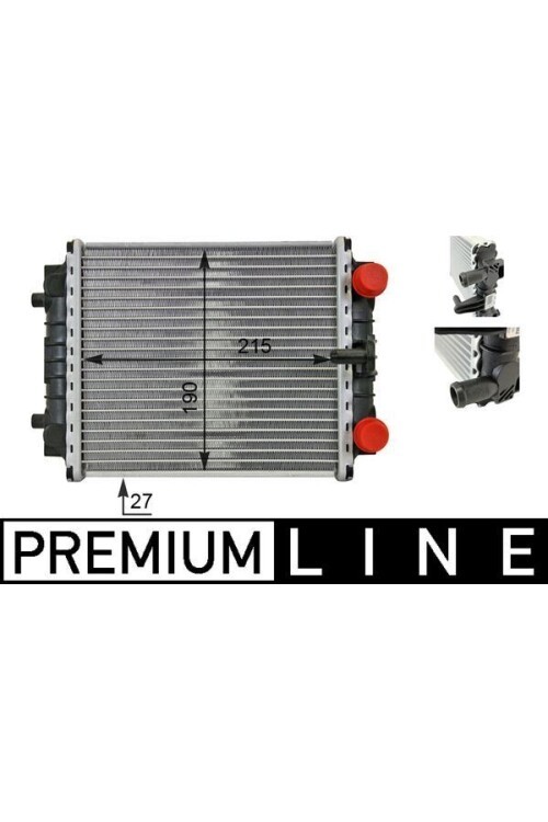 Kühlmittelkühler GOLF. A3. LEON. OCTAVIA