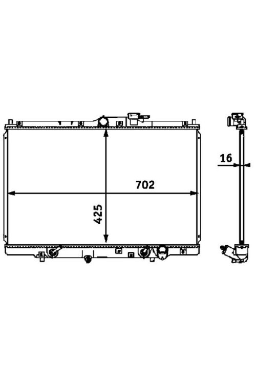 Kühlmittelkühler HONDA SHUTTLE