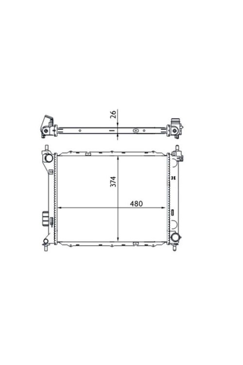 Kühlmittelkühler HYUNDAI I20